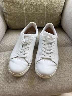 Tory Burch Women's White Leather Low-Top Sneakers